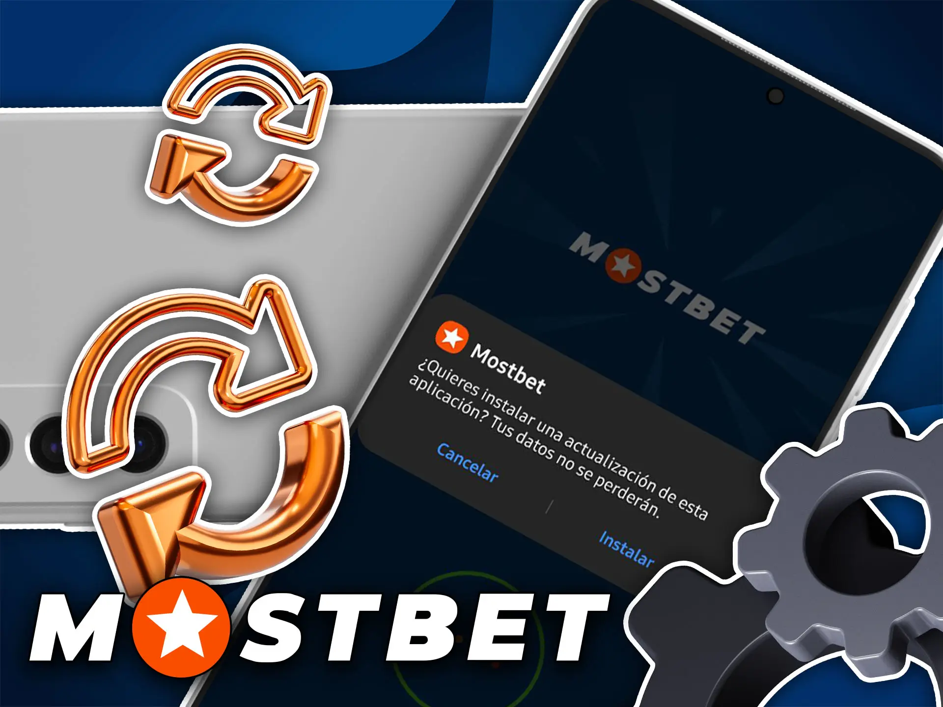 Instala la nueva versión de la app de Mostbet.