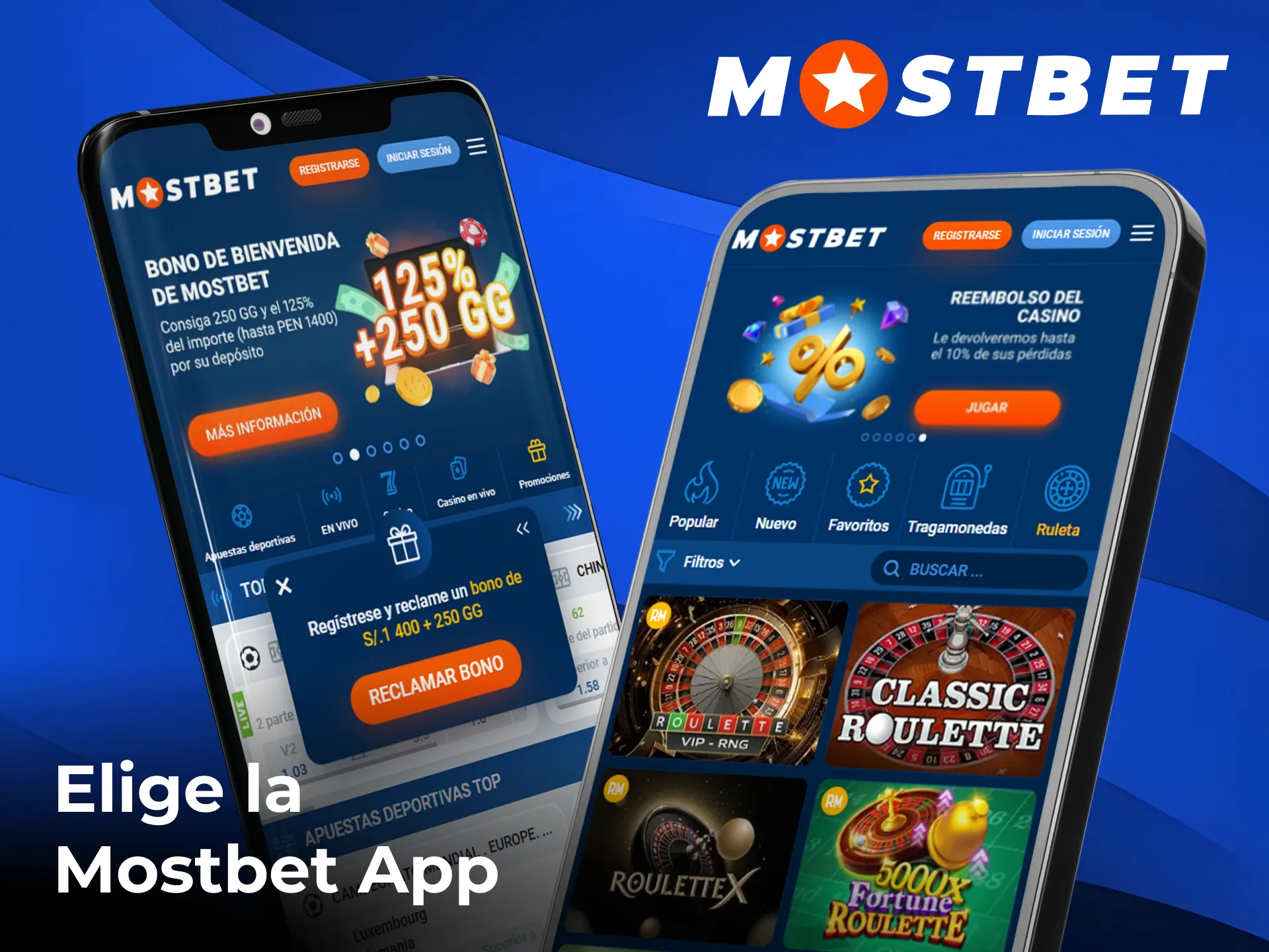Elige la mejor app de Mostbet para apuestas y casino.