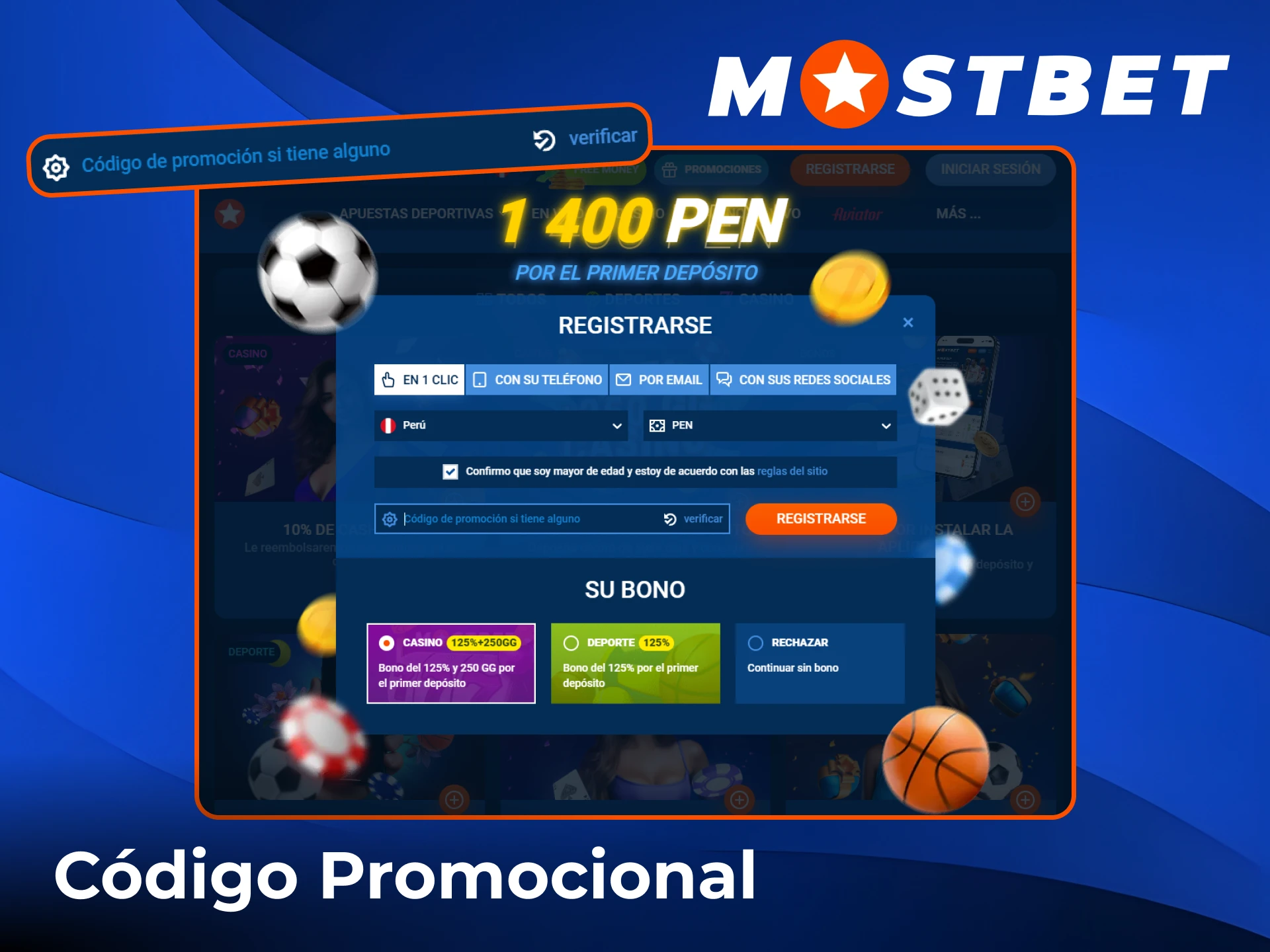 Consigue el cupón más favorable para apostar y jugar en Mostbet Casino.
