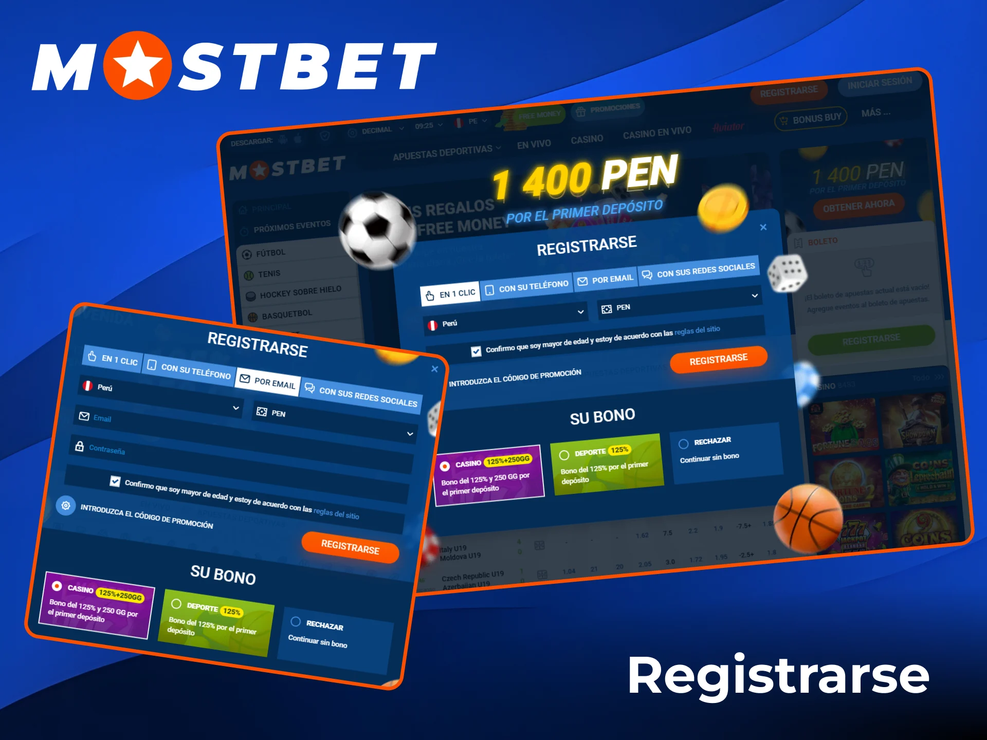 Cómo registrarse en Mostbet Perú y empezar a jugar.
