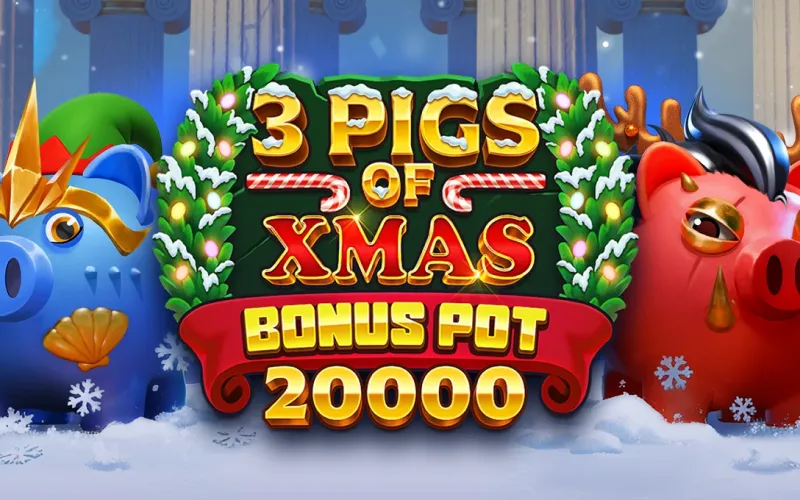 Tu suerte ya te está esperando en 3 Pigs of Xmas Bonus Pot Mostbet.