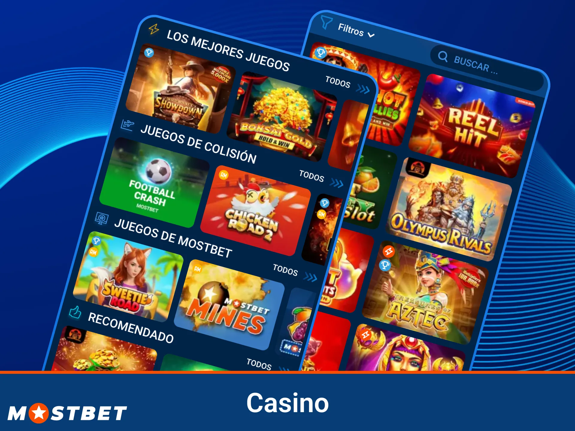 Gira las tragamonedas ganadoras en la aplicación Mostbet.