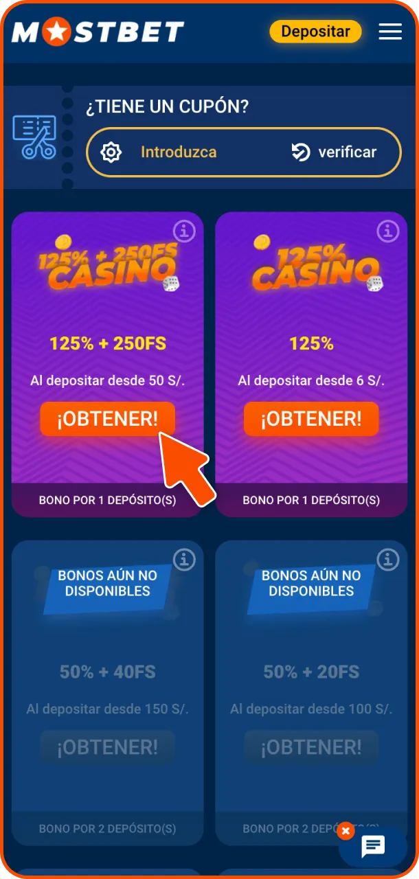 Tu bono ya te está esperando en Mostbet.