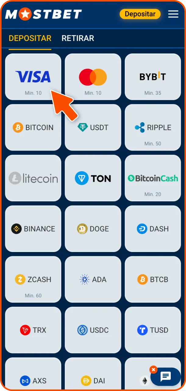 El mejor depósito para obtener ganancias fáciles en Mostbet.