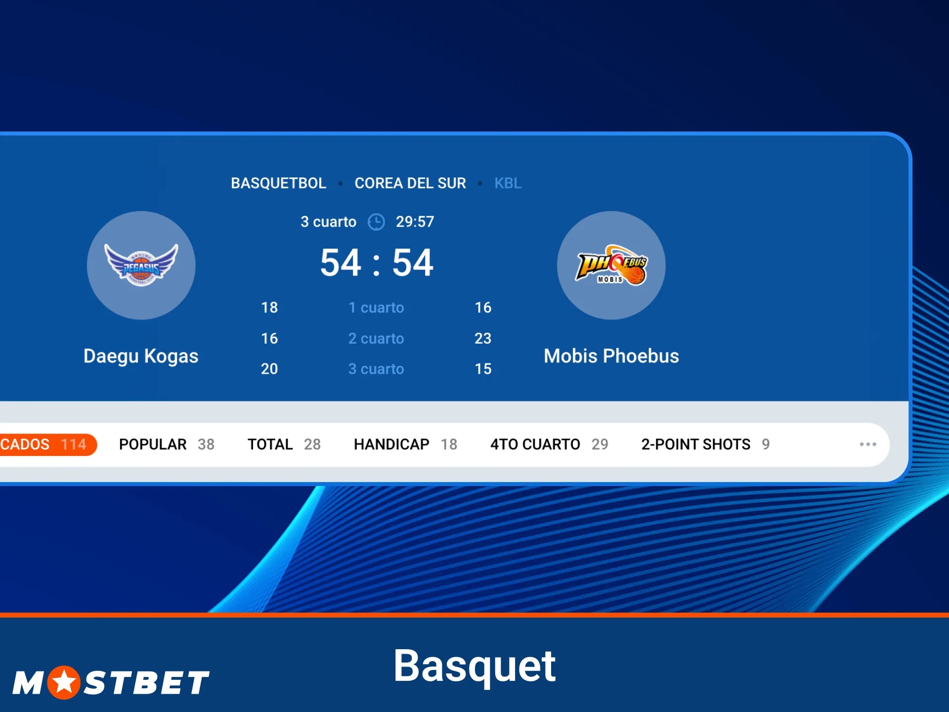 Las apuestas de baloncesto ya están ganando, ve a Mostbet rápidamente.