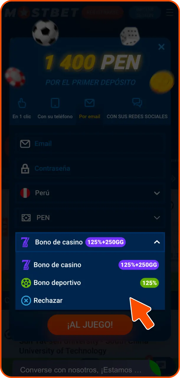 Tus bonos ya te están esperando en Mostbet.