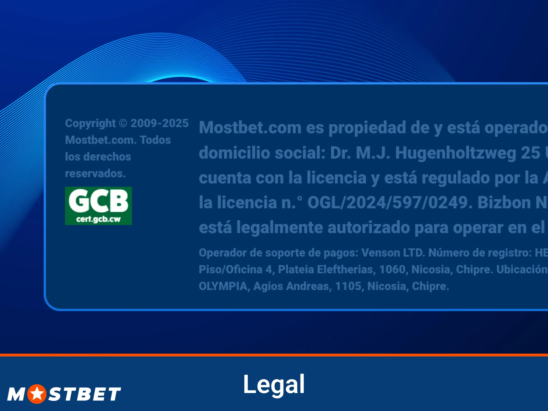 Entra ahora y gana en la plataforma legal Mostbet.
