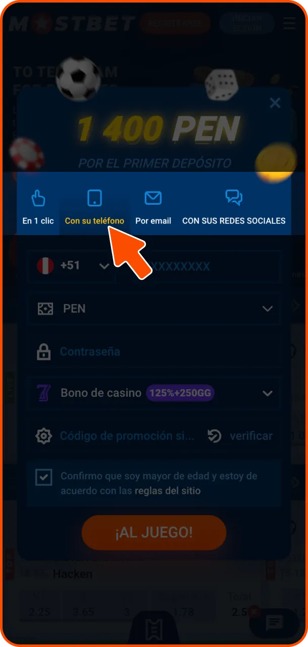 Regístrate rápidamente en Mostbet para obtener grandes ganancias.
