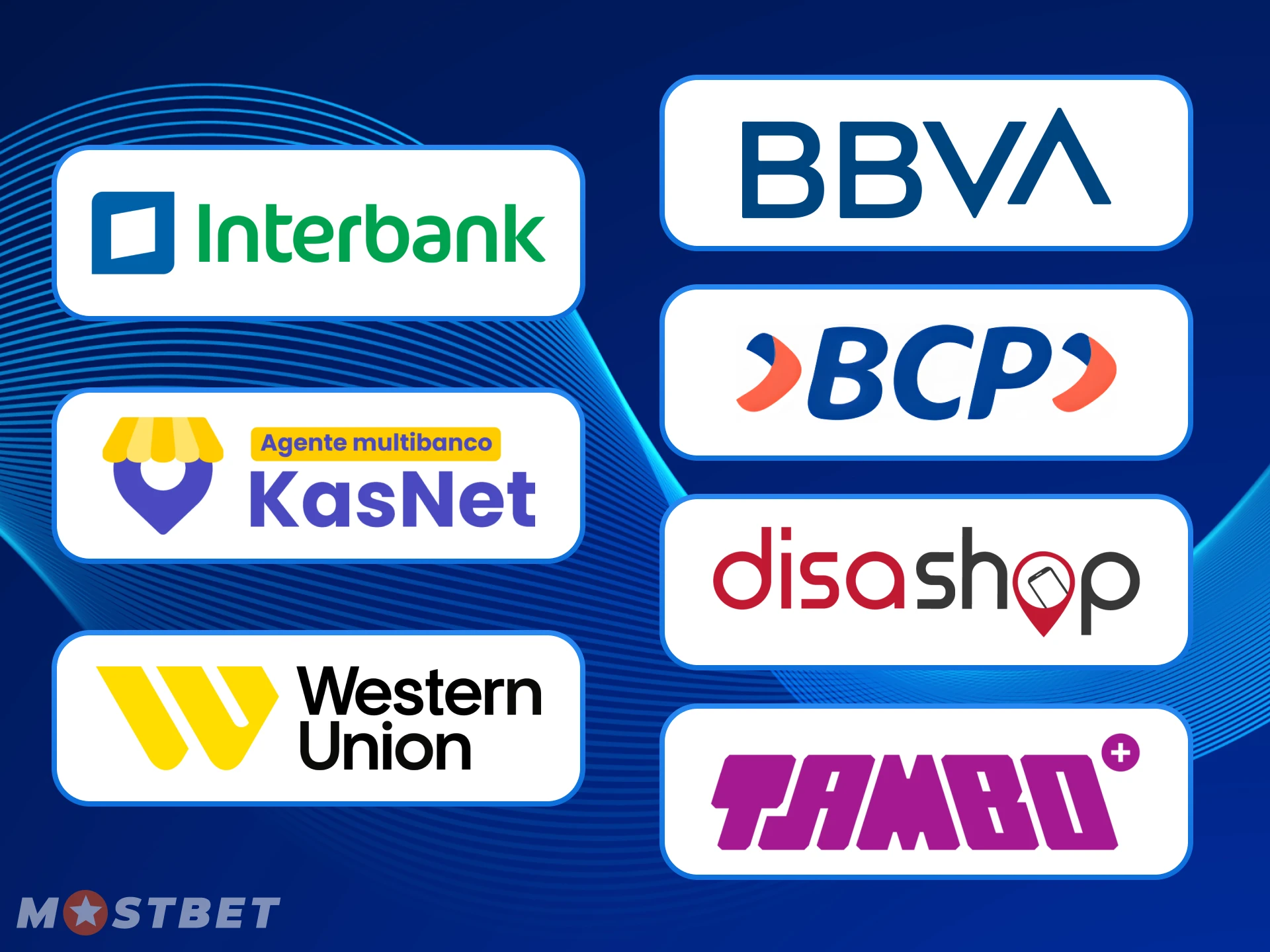 Los jugadores pueden depositar efectivo en numerosas sucursales de todo el país.