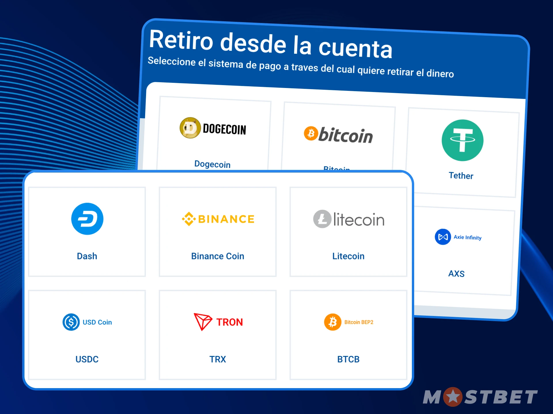 El casino en línea Mostbet ofrece una amplia gama de métodos de retiro.