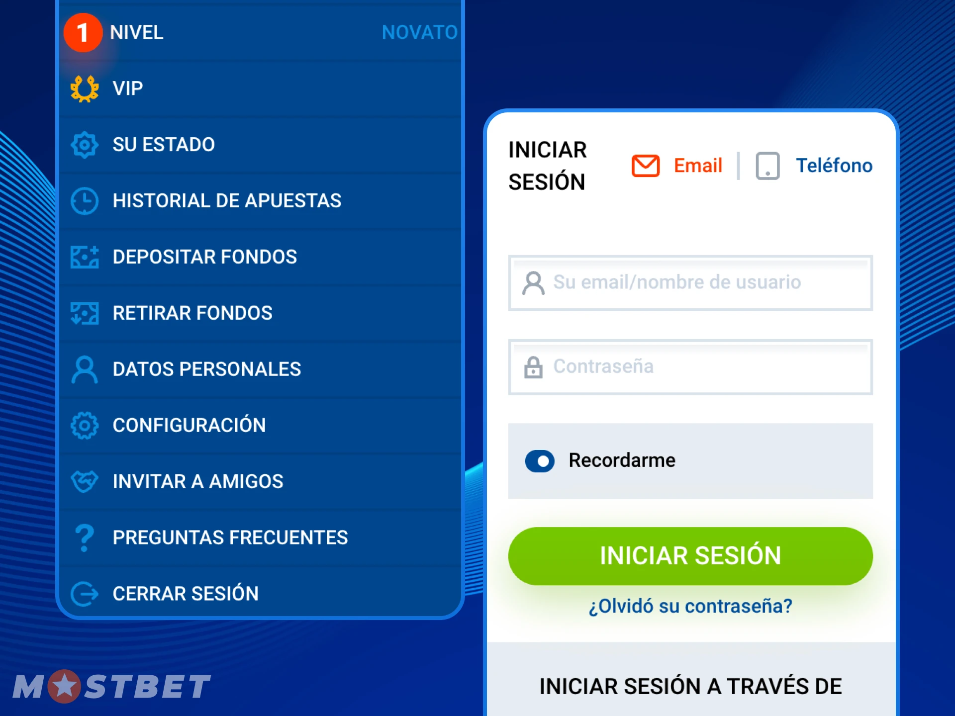 Un jugador debe registrarse en el casino en línea Mostbet para realizar un depósito.