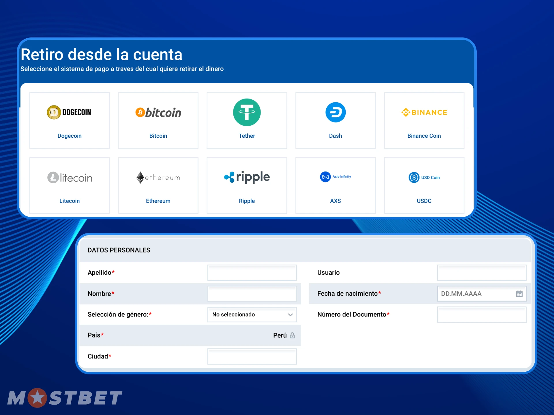 El casino en línea Mostbet tiene muchos métodos de retiro diferentes.