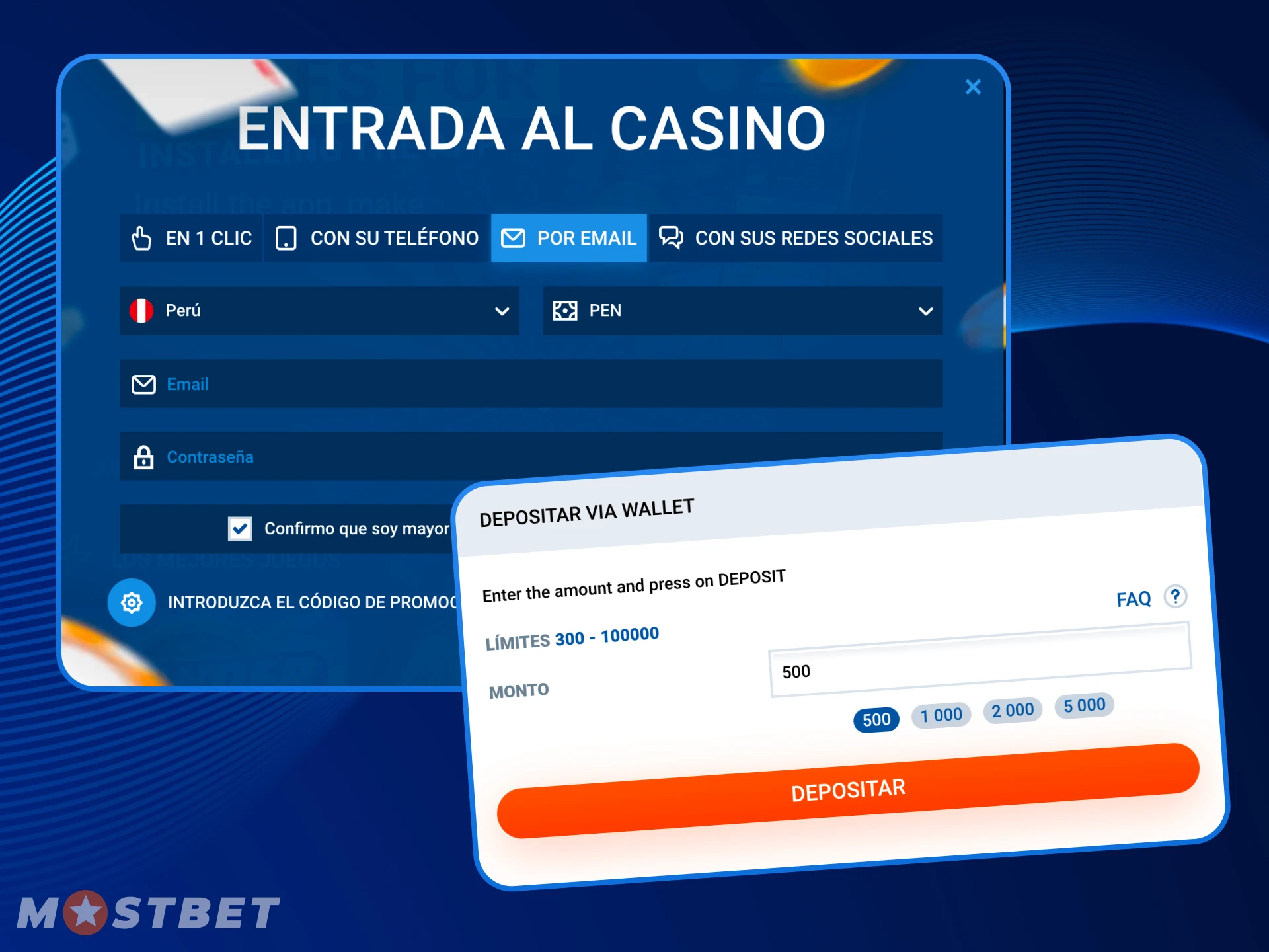 El jugador debe completar el formulario de registro y realizar un depósito para jugar Reactoonz en el casino en línea Mostbet.